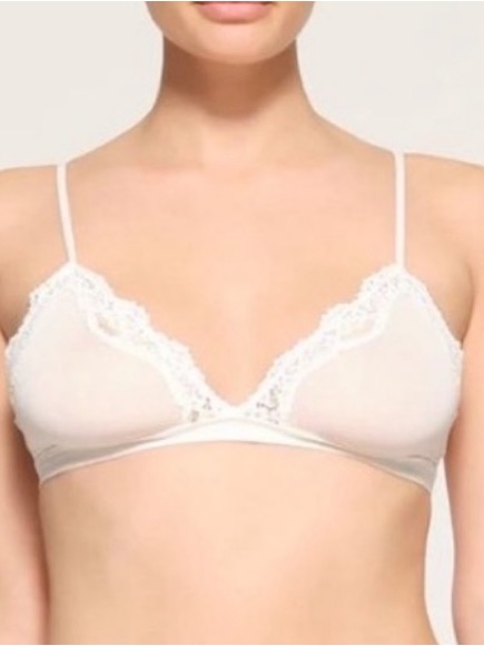 Nwt Skims Bridal Triangle Bralette